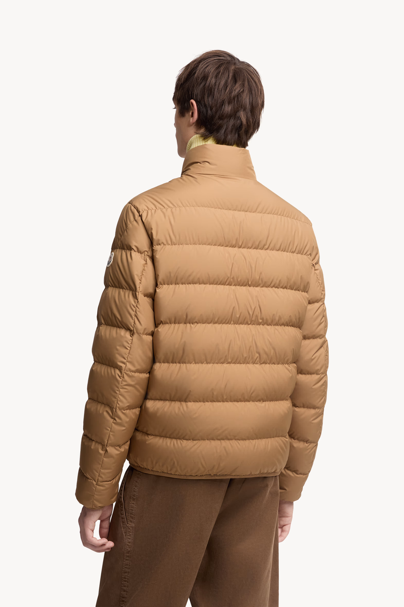 Baudinet Short Down Jacket Men Beige Moncler 5